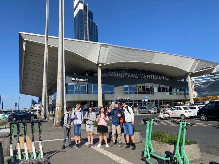 Dworzec Centarlny w Warszawie.
