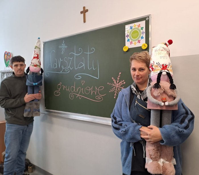 Gościnnie Pani Asia i jej skrzaty.
