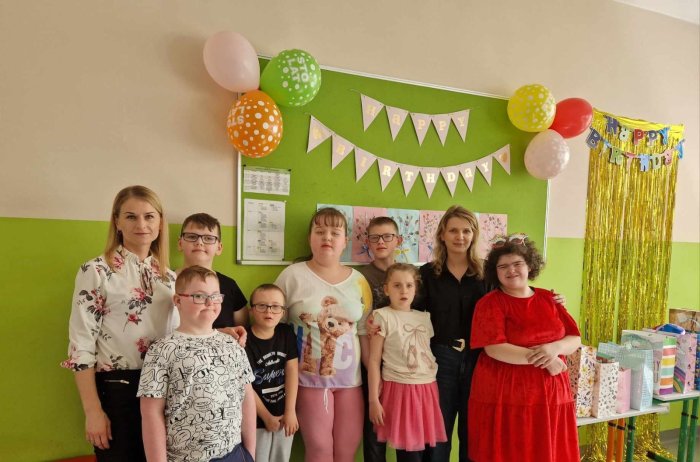 Urodzinki w klasie.