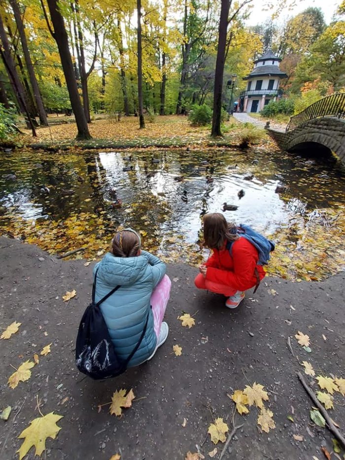 Podziwiamy piękno jesiennej przyrody.
