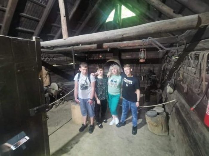 W Chacie Kawuloka w Istebnej.