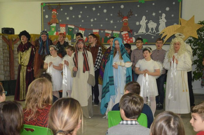 Jasełka - wszyscy aktorzy.